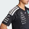 adidas Автоспорт FW25 Mercedes - AMG Petronas Formula 1 Team Влагоотводящая Быстросохнущая Облегающая Короткий рукав Гоночная Футболка Мужские Топы KF0161