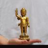 Buddha Statue, Bronze Buddha Statue, Standing Buddha Figurine, Perfect for Flower Festival, Buddhist Altar Accessories, Buddha Kanbutsu (Size: 16cm