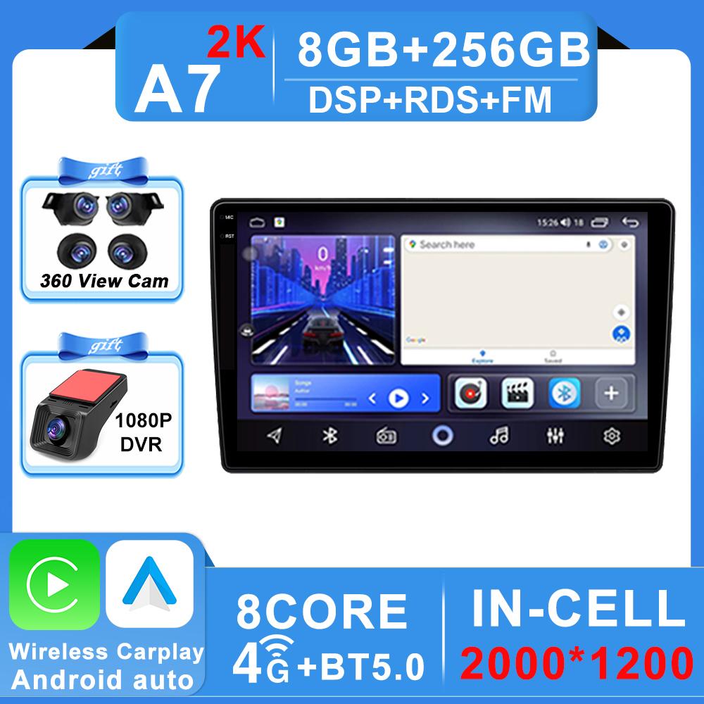 Android 16 Carplay Видео для Citroen C5 X7 III Автомагнитола GPS Навигация Стерео 4G Wifi Монитор автомобиля DVD Bluetooth Нет 2DIN DSP 2k