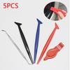 5X Car Stickers Micro Squeegee Scraper Hardness Wrap Vinyl Tools Squeegee Flexible With Different Hardness Window Tint Stickers Install Tool
