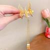 Moving Butterfly Hairpin Hanfu Fringe Hairpin Ancient Style Headdress Internet Celebrity Girl Side Clip Top Clip Bangs Clip