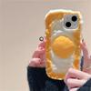 Корейский милый силиконовый чехол с 3d яйцами-пашот для Iphone 14 13 12 11 Pro Max, милый забавный противоударный мягкий чехол с рисунком из мультфильма