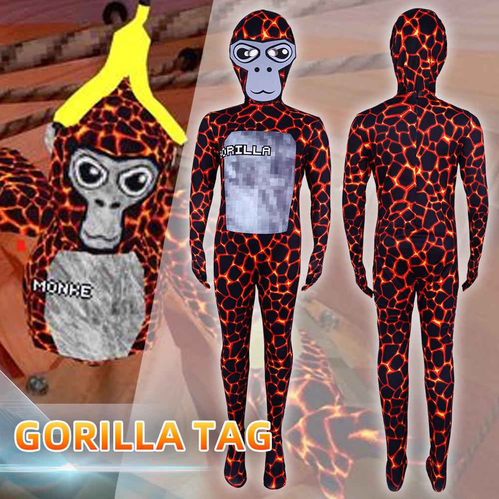 Gorilla Tag Game Cosplay Lava Gorilla Costume Performance Suit For Stage Play