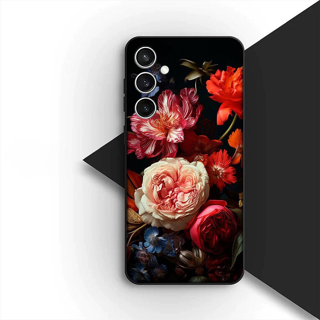 Soft Cover for Apple iPhone 17 Pro XS Max Air 6 7 8 Plus 5 + SE 2022 SE2 16E Casing Phone Case Poppy Flower Bloom Fashion