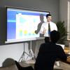 Projection Screen in 4:3 Format, Cinema Screen, Presentation Surface for Home or Office, White