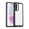 For Samsung Galaxy A36 5G Phone Case WANLONFENG XC Series TPU Acrylic Cover with Tempered Glass (Big Lens Hole)