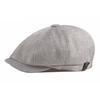 Spring Summer Men Octagonal Herringbon Beret  Newsboy Cap Retro British Style Flat Caps Breathable Berets