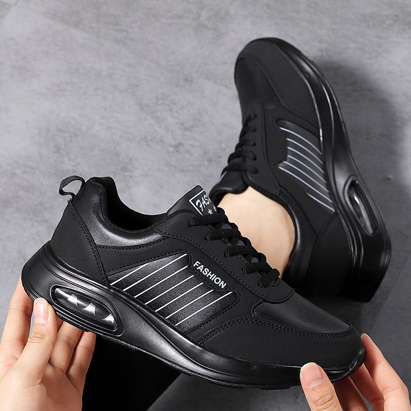 Женские черные кроссовки для бега, повседневная спортивная обувь, кроссовки для ходьбы, большие размеры