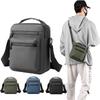 Korean Style Men Crossbody Bag Multifunctional Small Square Bag Fashion Nylon Shoulder Bag Outdoor