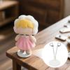 Doll Display Stand Expandable Wire 4-8 Inches Dolls Holder Heavy Duty Universal Action Figure Display Rack Doll Accessories
