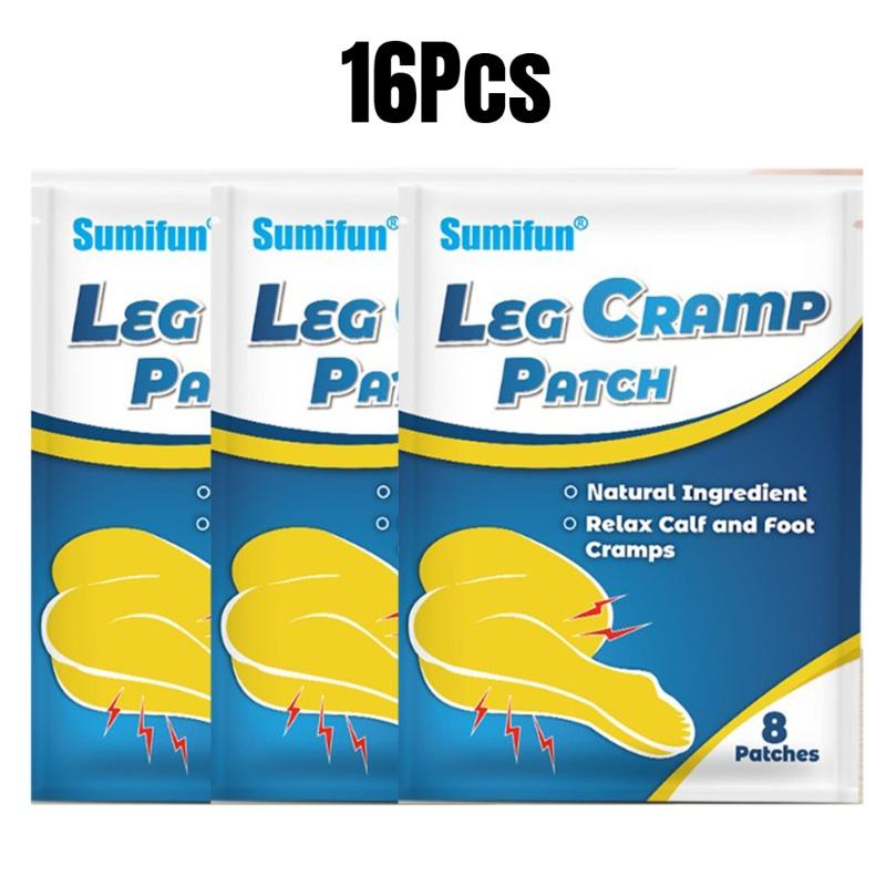 8/24/32Pcs Sumifun Leg Cramp Patch Natural Ingredients Relax Calf Foot Cramps Relief Discomfort Self‑Adhesive Body Care Plaster