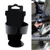 Black Universal Car Truck Door Mount Drink Bottle Cup Holder Stand