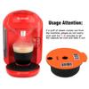 Reusable PP Coffee Capsule Pod W/ Silicone Lid Stainless Steel Mesh for Bosch