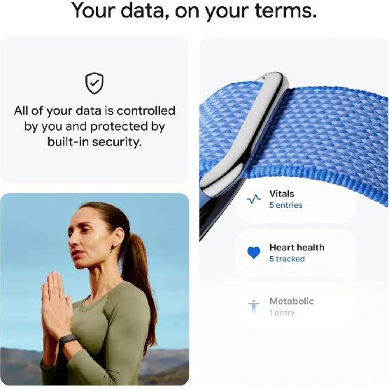 Металлический корпус + Официальный нейлоновый ремешок-петля для Google Fitbit Air Прочный браслет для Google Fitbit Air Удобные аксессуары для ремешка 3