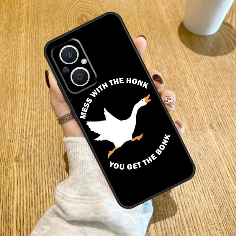 Чехол с мемом 'Утка Гусь Кряк Бряк' для OPPO Find X2 X3 Neo Lite X6 X5 Pro Reno 8T 7 3 2Z 4Z 5Z 5 6 8 4 Lite Задняя крышка
