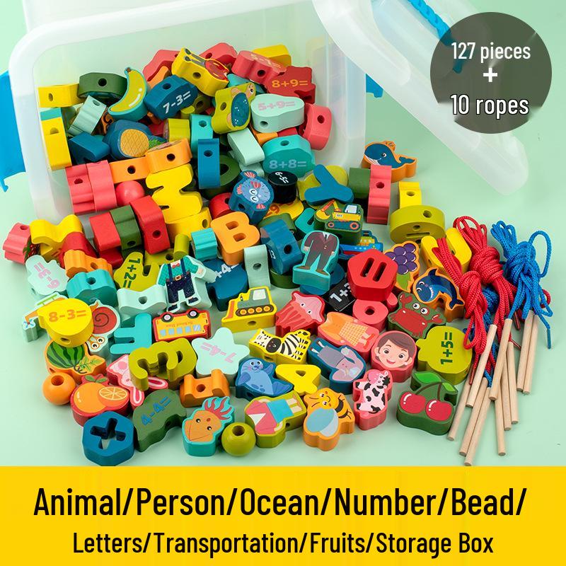 CPC Игрушка-бусины для развития мелкой моторики у детей: Детские нанизывание и концентрация блоки