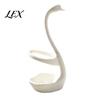 Compact Multi-use Organizer 3D Printed Elegant Swan Storage Rack with Ventilation And Draining Base, Base Multi-Purpose Toothbrush Holder Pen Cutlery