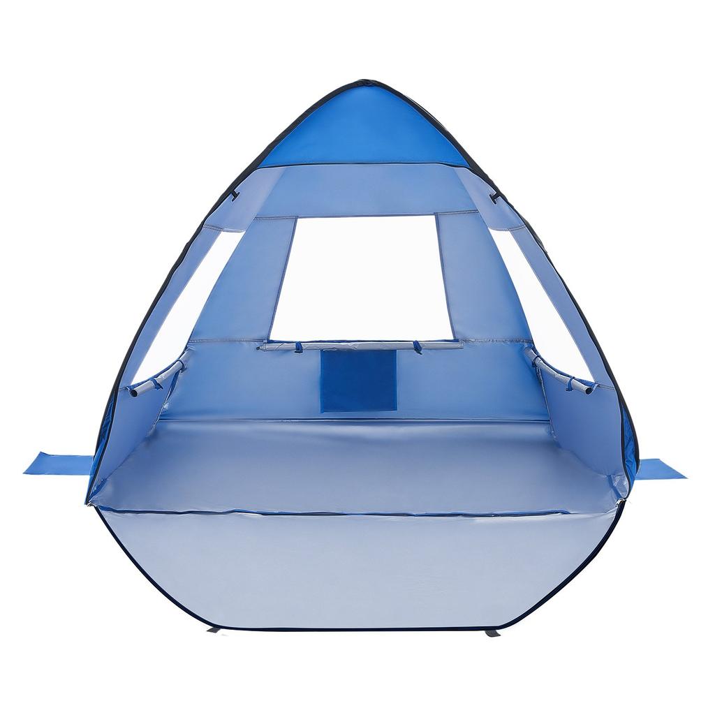 VEVOR Beach Tent Sun Shelter for 2 Person, UPF 50+ Protection, Portable Sun Shade Canopy with Carrying Bag & Sand Pockets