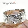 Гавайское ювелирное кольцо Plumeria Scroll Ring Серебро 925 [BreezyIsland] & (US6-JP11.5)