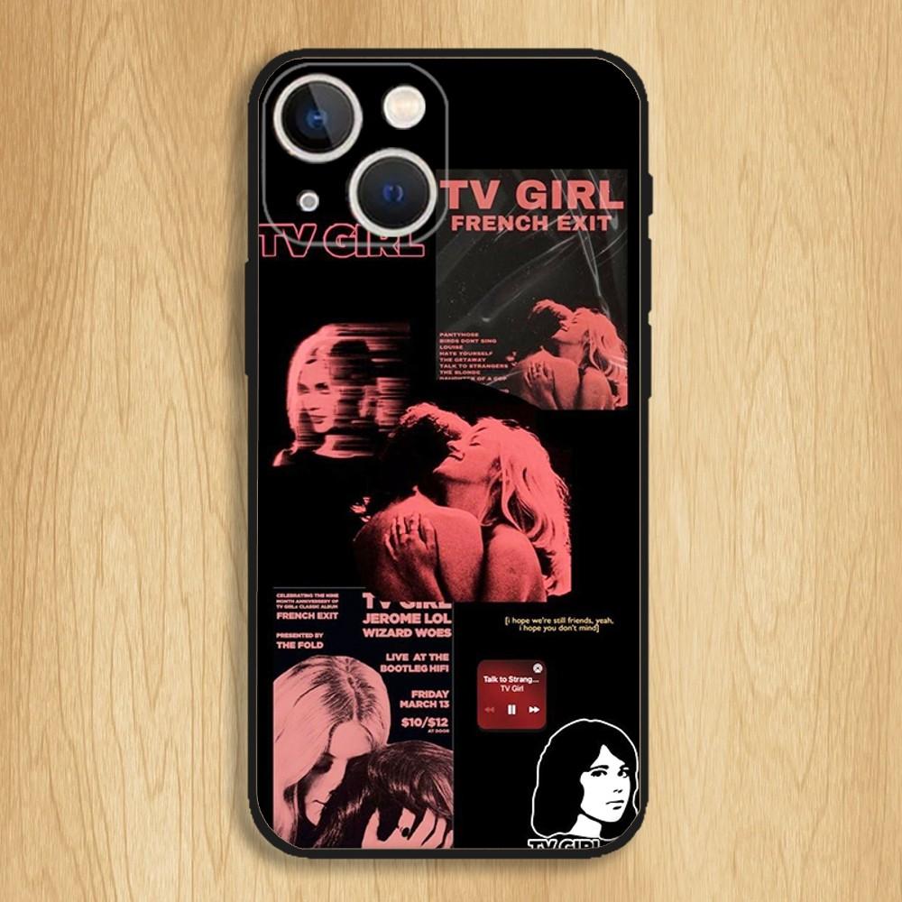 Чехол для телефона TV Girl Music для iPhone 15, 14, 13, 12, 11, Pro, Max, Plus, Mini, X, XS, XR, 8, 7, 6, S, Plus, SE, мягкий черный чехол