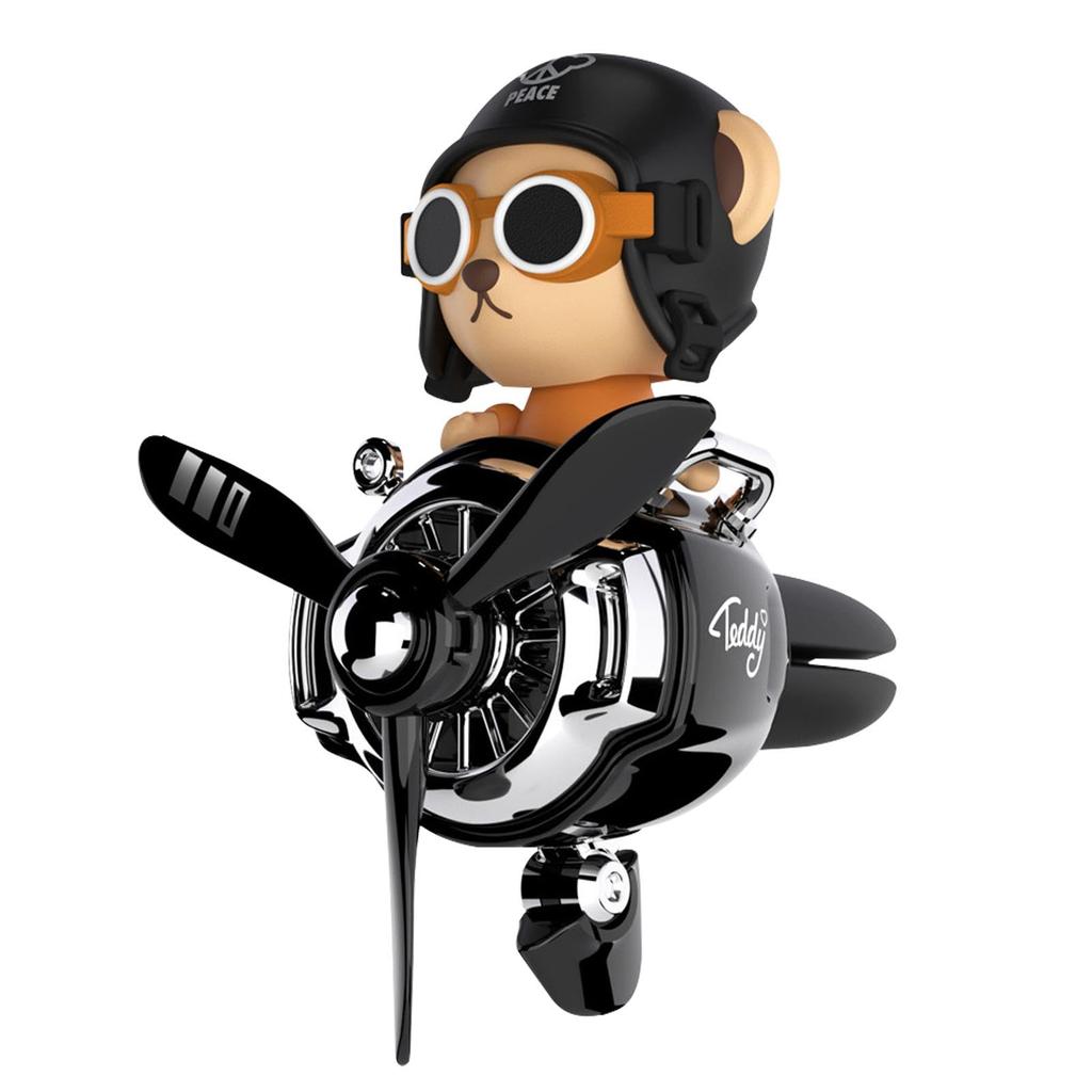 Car , Bear, Pilot Propeller , Car Aroma , Cute, Bear, Airplane Personnel,