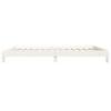 Bunk Bed White 90 x 190 cm Solid Pine Wood