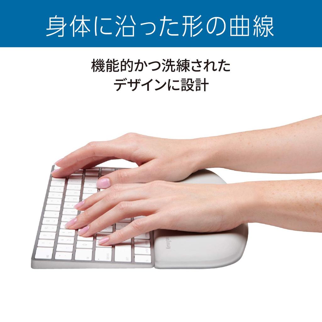 Kensington Подставка для запястья ErgoSoft для клавиатур K50435JP Mac/Маленькая