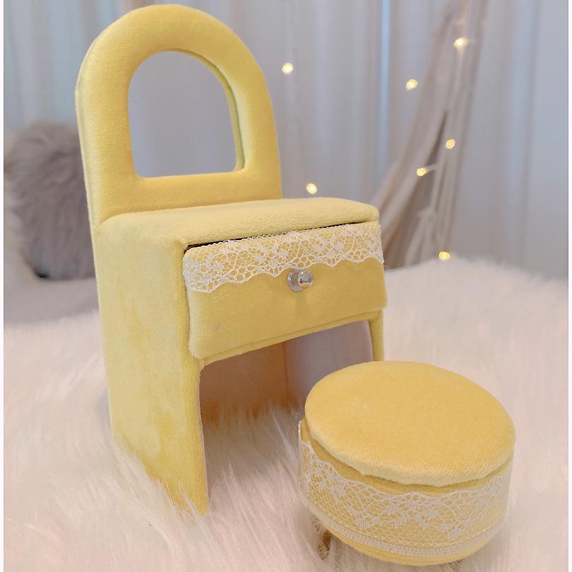 Набор из 3 предметов для хранения ювелирных изделий в европейском стиле для куклы Барби Nishang. Подарок лучшему другу