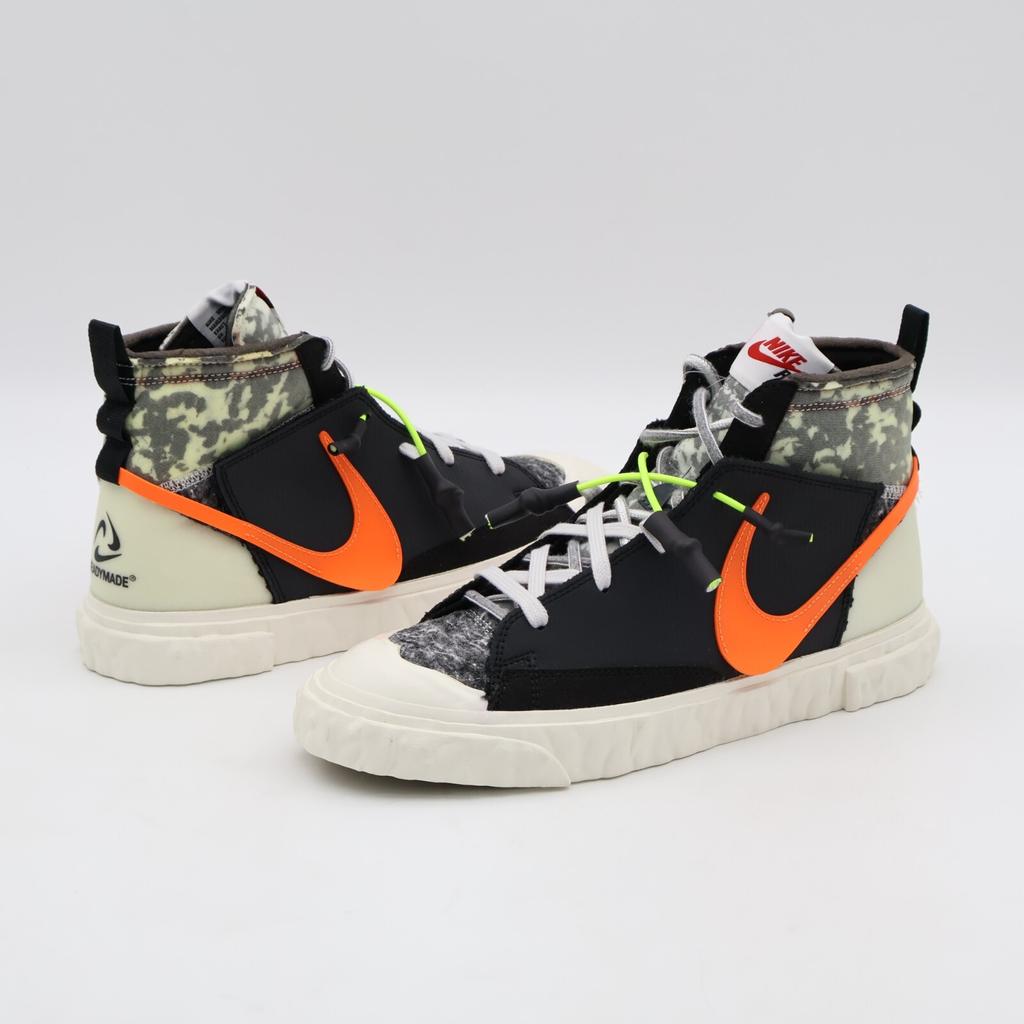 CZ3589-001 Nike Blazer Mid Readymade Черный Серый Vast Серый Вольт Оранжевый (Мужской)