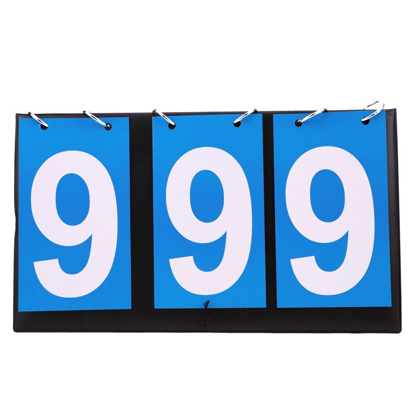 Three-Digit Double-Sided Flip Scoreboard for Basketball and Football Matches