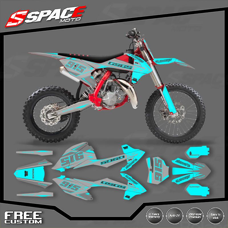 SPACE Custom Motorcycle Graphics Background Decal for GASGAS MC85 2021 2022 21-22 Stickers Kits 05