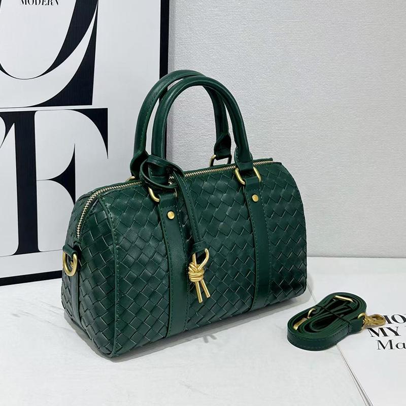 Сумка из плетеной воловьей кожи Diamond, осень/зима 2025 г.: Универсальная сумка для бизнеса, поездок на работу, через плечо и через почтальона