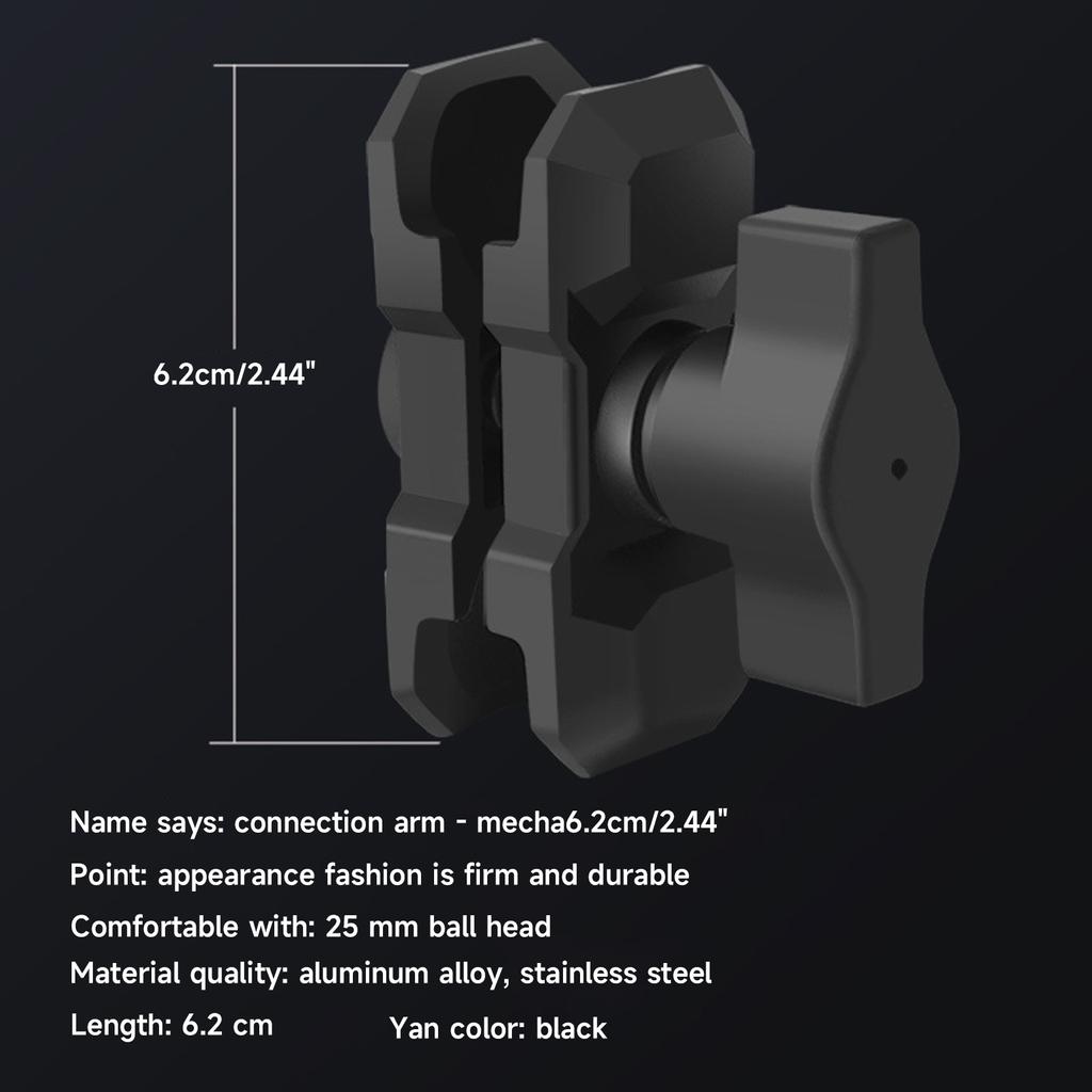 Надежный алюминиевый сплав RAM Mount с рычагом с двойным гнездом для основания шарового крепления 25 мм / 1 дюйм Простые в использовании аксессуары