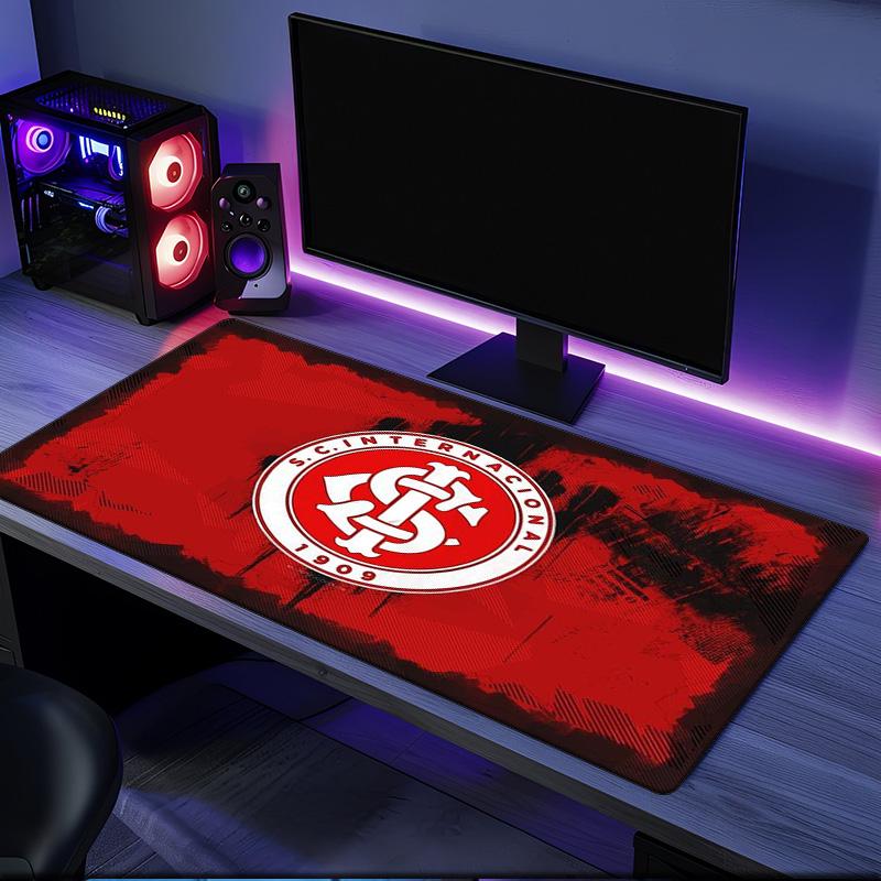 Коврик для мыши Sc Internacional Crest, резиновая основа, коврик для игрового стола, коврик для мыши для геймеров и офисного использования, игровой стол, легко моющийся коврик