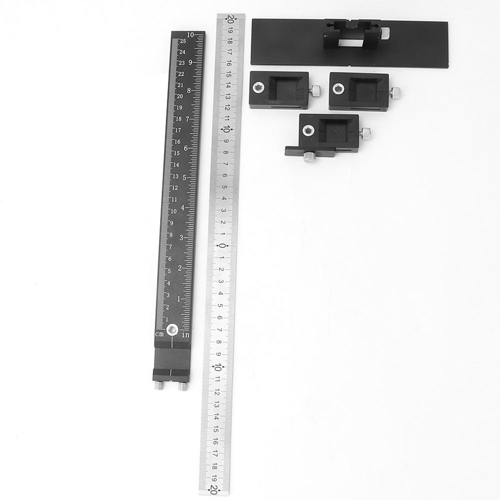 Woodworking Dowel Jig Wood Hole Punching Drilling Guide Locator Positioning Ruler