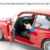 1:24 M3 THE7 Alloy Car Toys Model Diecast Metal Vehicle Doors Opened with Sound Light Pull Back Models Toy Boy's Christmas Gifts