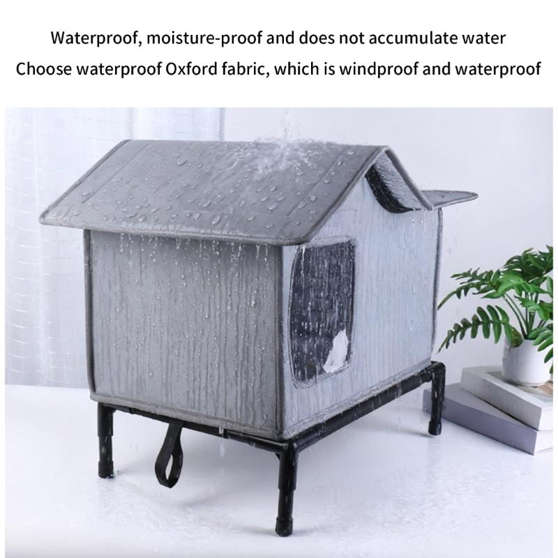 Легкая портативная лежанка для кошек, влагостойкая, утепленная лежанка для питомцев, для легкой транспортировки и универсального использования