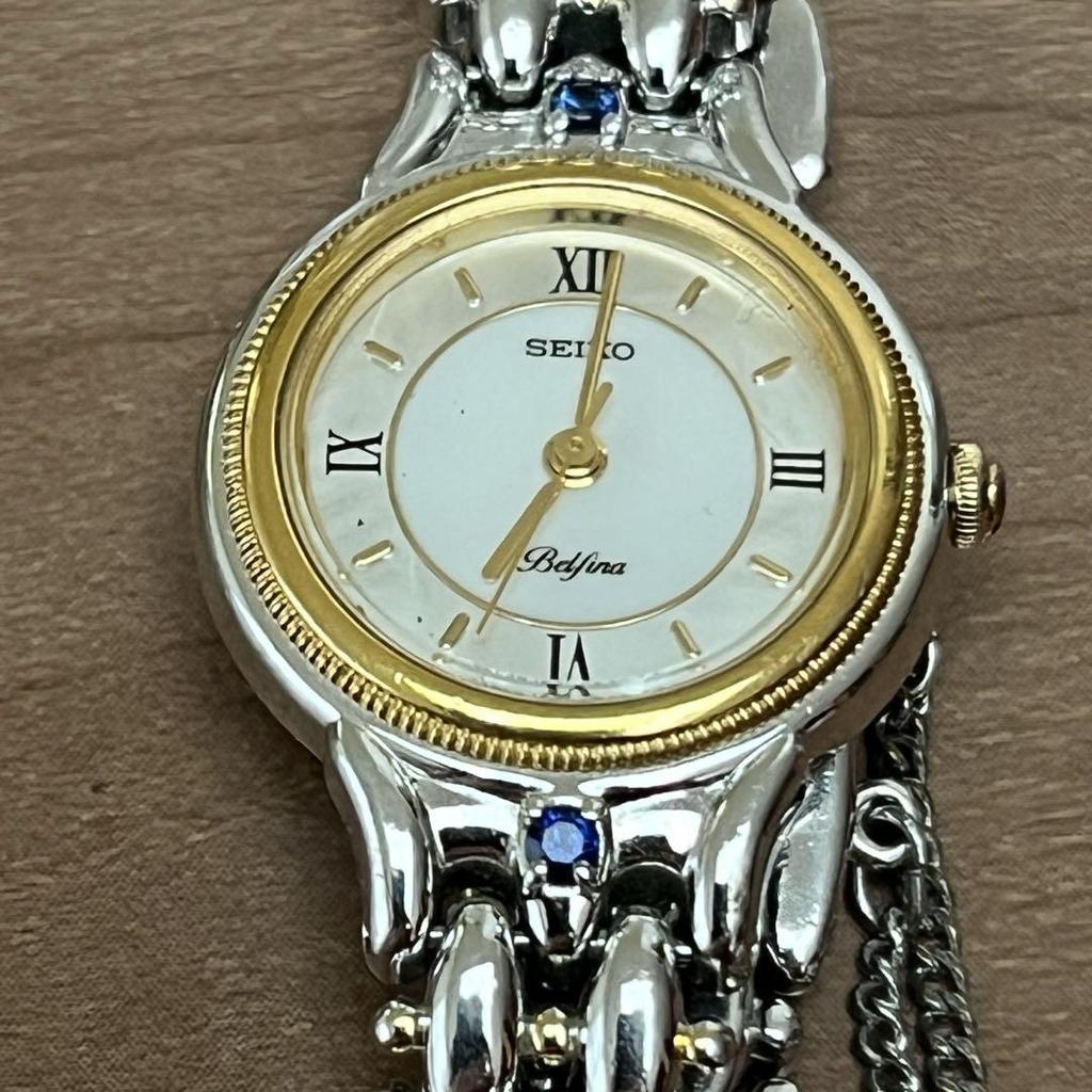 [USED] SEIKO Belfina Women's Watch with 2 Sapphires