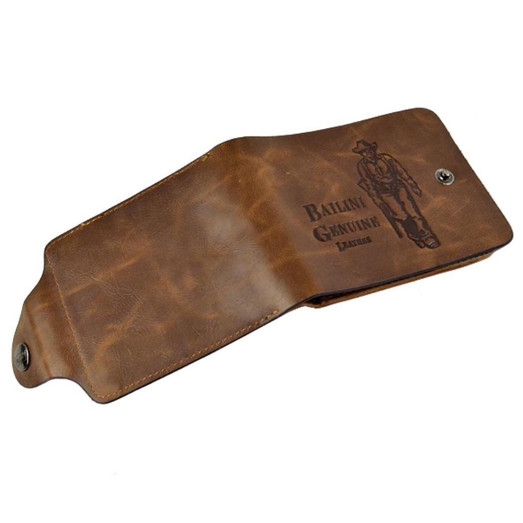 Classic Men Leather Wallet Pockets Credit/ID Cards Holder Purse Male Wallet