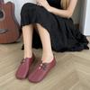 New Casual Loafers Women Shoes 2024 Spring Summer Soft Fashion Flats Zapatos Women Pointed Toe Shallow Boat Shoes Mujer