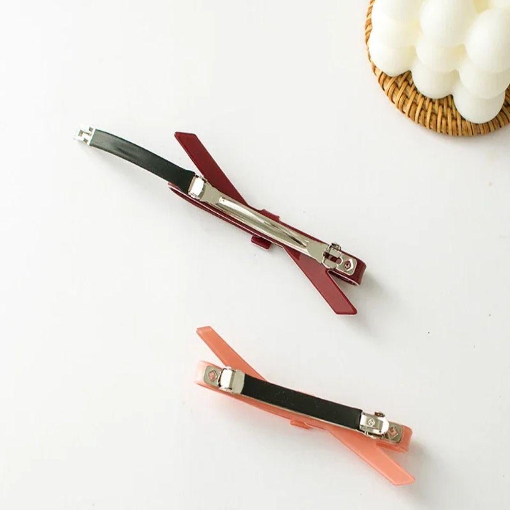 Головной убор Бант Заколка для волос Зажим Затылок Пружинный зажим Новый Заколка для волос Челка Девочка