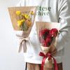 20pcs Pure Color Bouquet Packaging Bags Plastic Gift Bag Flower Packaging Bags  Mother's Day