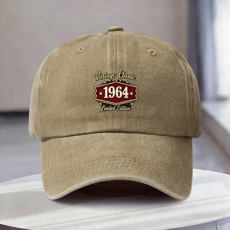 A Vintage Classic Limited Edition Printed Washed Cap Unisex Baseball Hat Adjustable Sun Hat Perfect for Outdoor Sports