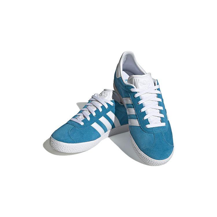adidas Детские кроссовки Gazelle J Blue Pantone Cloud-White HP2880