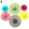 Party Decor Birthday Decor Supplies Tissue Paper Flower Paper Crafts Wedding Fans Paper Fan Flowers