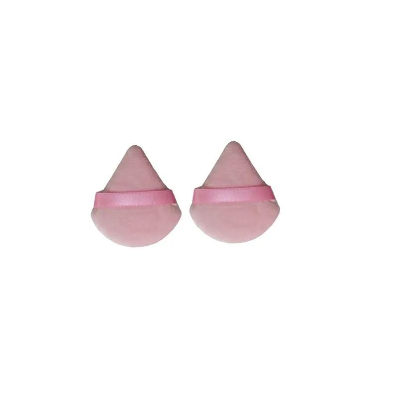2/4/6/10Pcs Mini Triangle Powder Puff Face Makeup Sponge Cosmetics Soft Cotton Face Washable Velvet Makeup Puff Tools