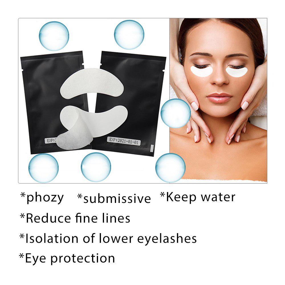 50 Pairs Paper Patches Eyelashes Extension Lint Free Eye Patches Makeup Tools Eyelash Sticker