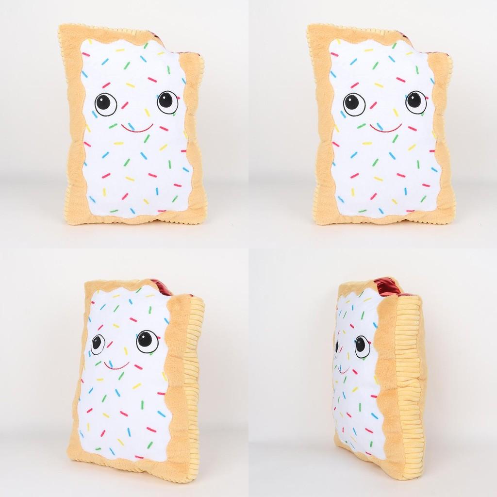 Тостер-выпечка Белая плюшевая игрушка Мультяшная мягкая кукла Украшение печенья Подарок