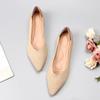 Fashion Knit Slip On Flat Shoes Women Mesh Loafers Stretch Ballet Shallow Flats Dress Shoes Moccasins Comfort Ballet Flats 2024