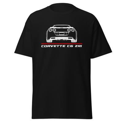 Премиум футболка для фанатов Chevrolet Corvette C6 ZR1 Подарок на день рождения